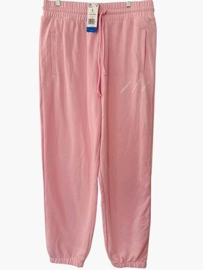 NWT Adidas Logomania pink joggers